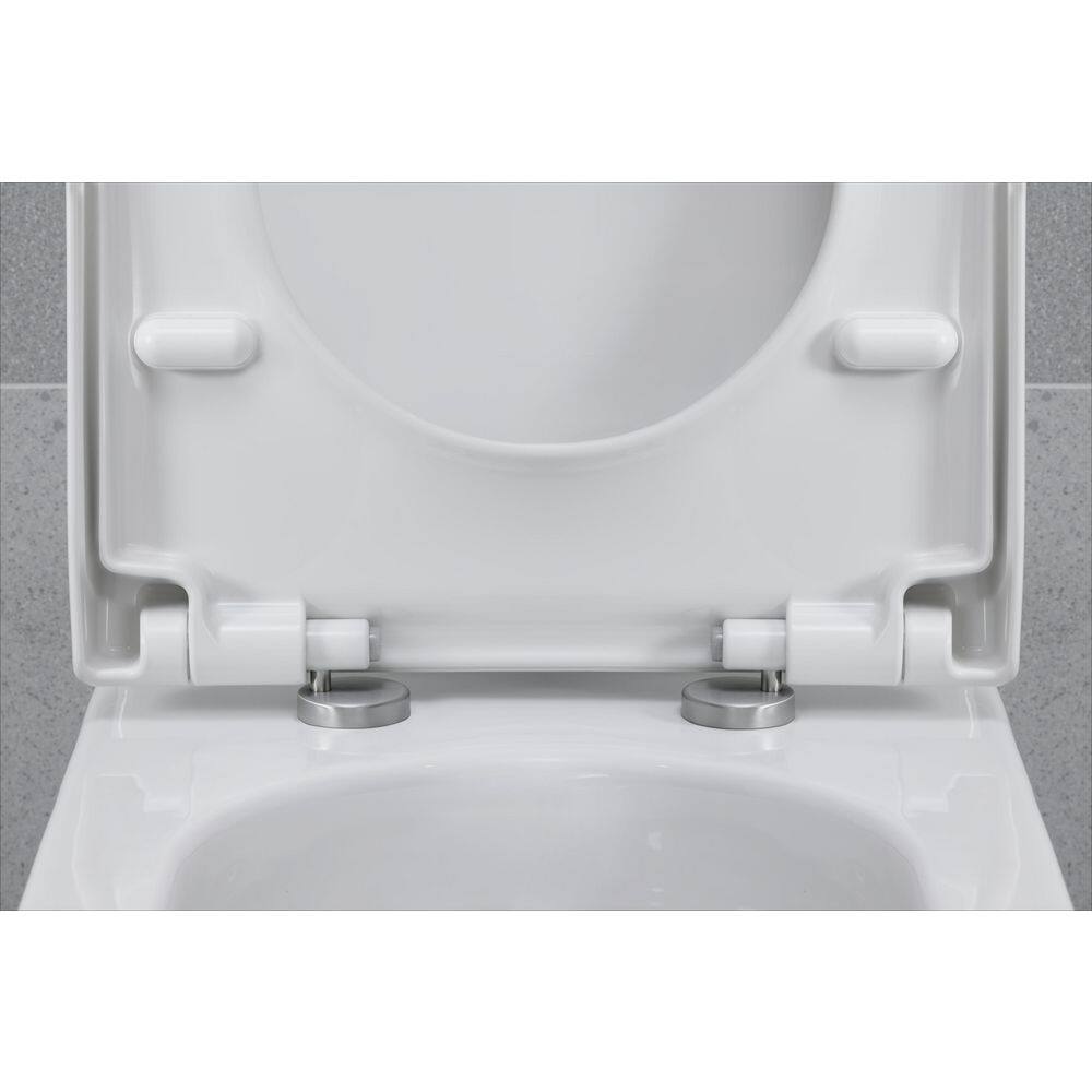 Duravit Darling New 1-piece 1.28 GPF Single Flush Elongated Toilet in White (Seat Included) D2101700