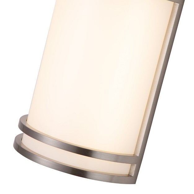 C Cattleya Integrated Led Brushed Nickel oil rubbed Bronze Indoor Wall Light With Acrylic Shade Brushed