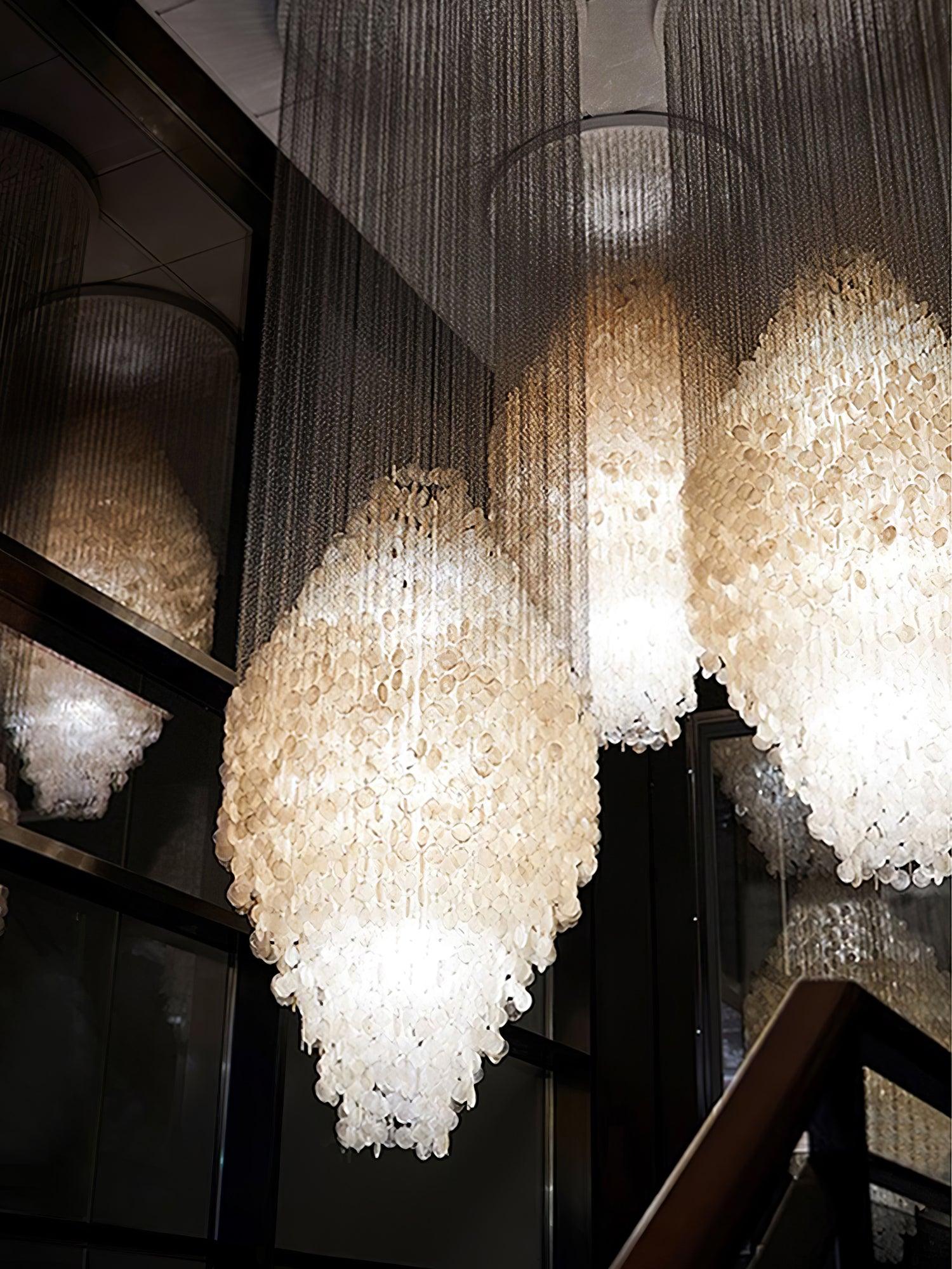 Shell Waterfall Chandelier