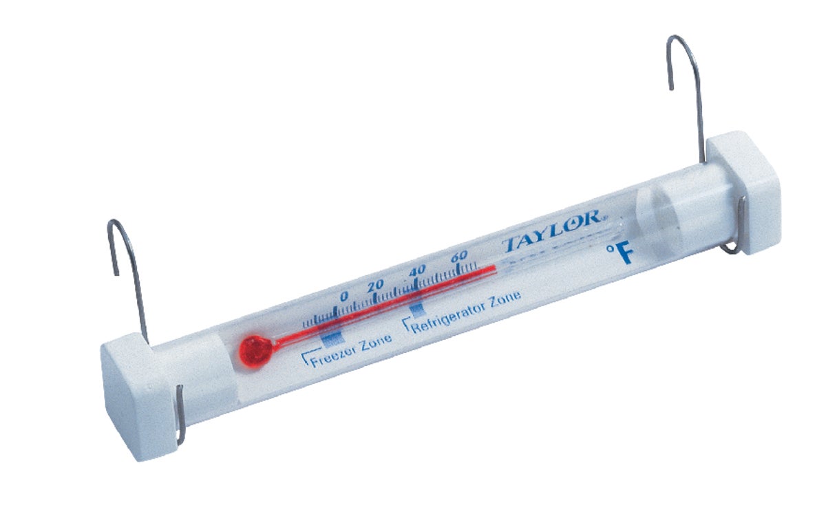 Taylor Freezer Or Refrigerator Kitchen Thermometer 4-7 8 In. W. X 5 8 In. H.