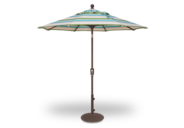 Treasure Garden 7.5' Push Button Tilt Octagon Umbrella