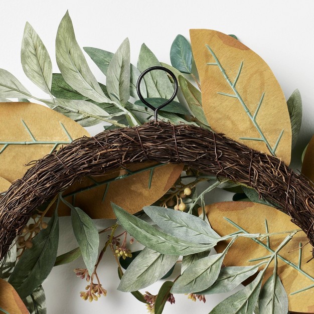 Mixed Eucalyptus Wreath Green Designed With Studio Mcgee