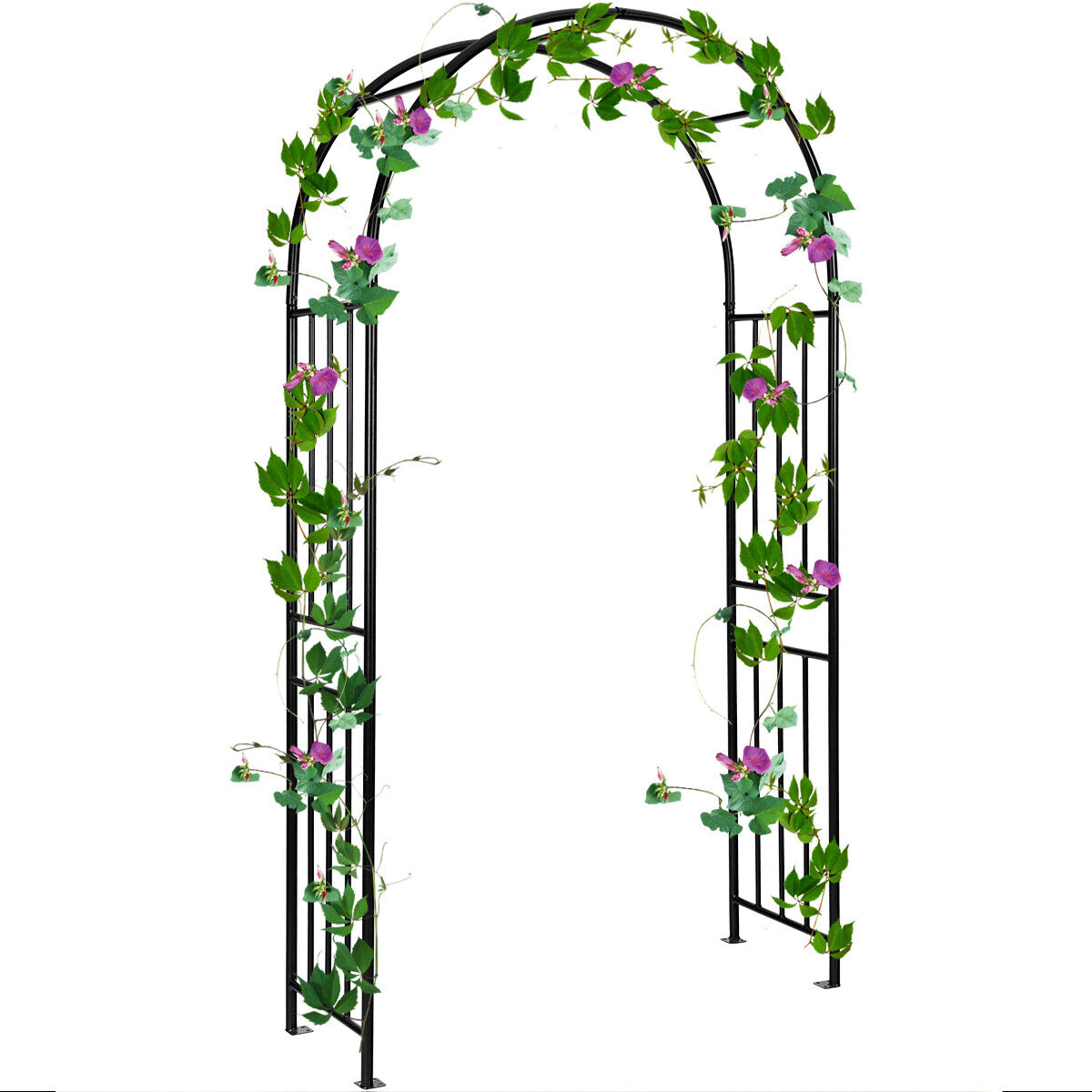 7.2ft Garden Arch Steel Arbor Wedding Garden Decor Climbing Plants