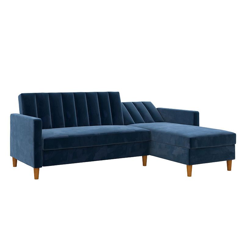 Atwater Living Karen Futon Sectional with Storage