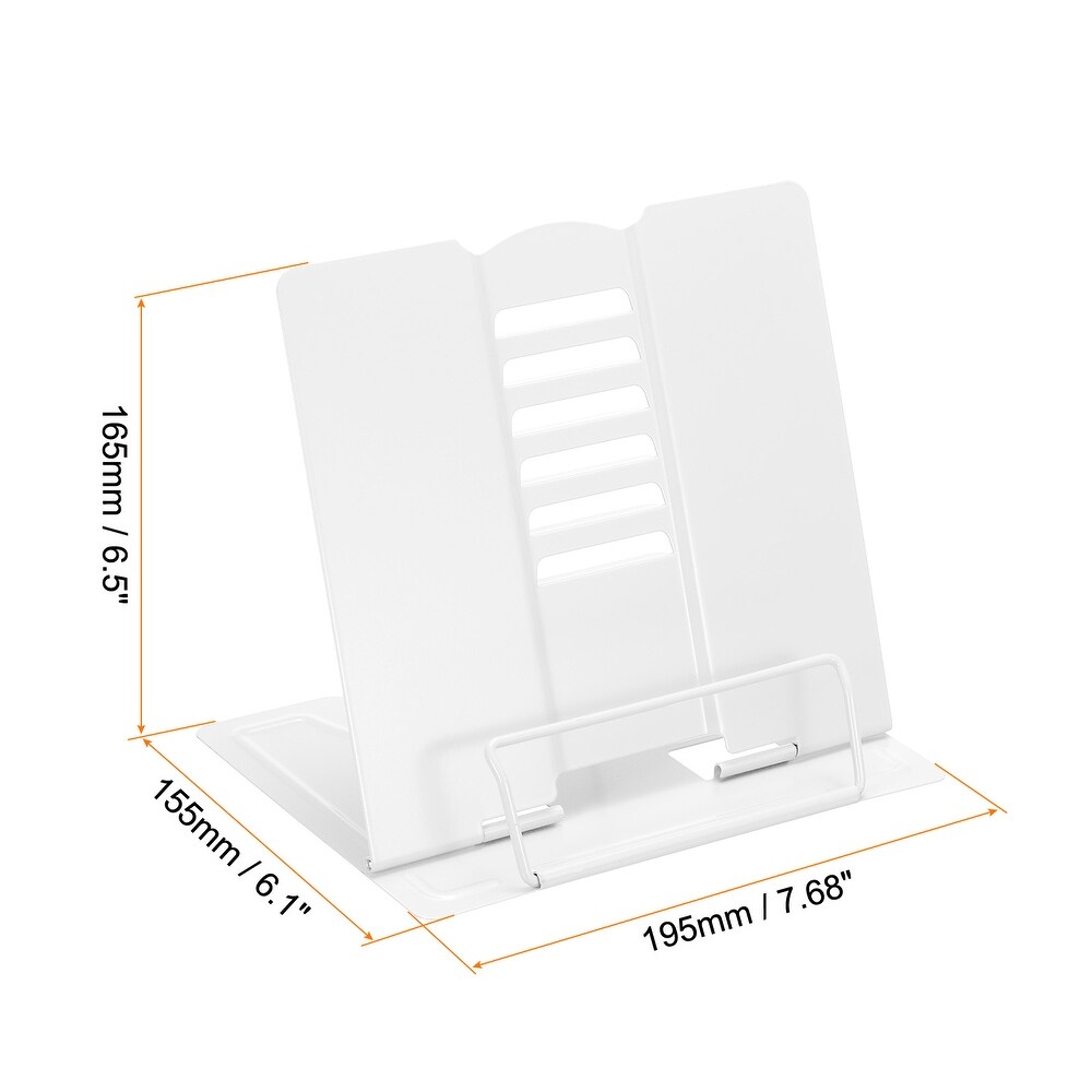 A5 Book Stand  Iron Adjustable Foldable Desktop Book Display Holder