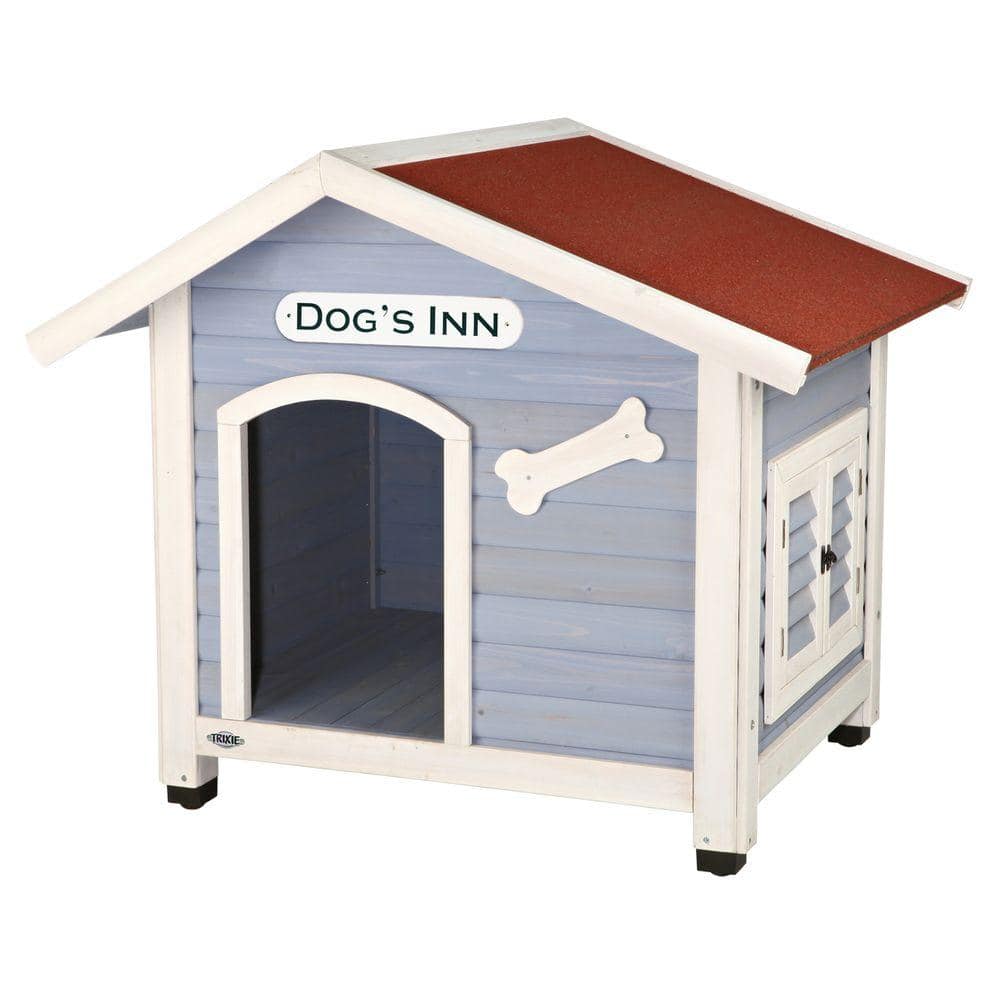 TRIXIE Dog's Inn Dog House in Blue/White 39513