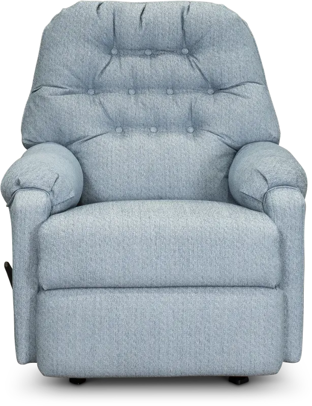 Sondra Powder Blue Manual Rocker Recliner