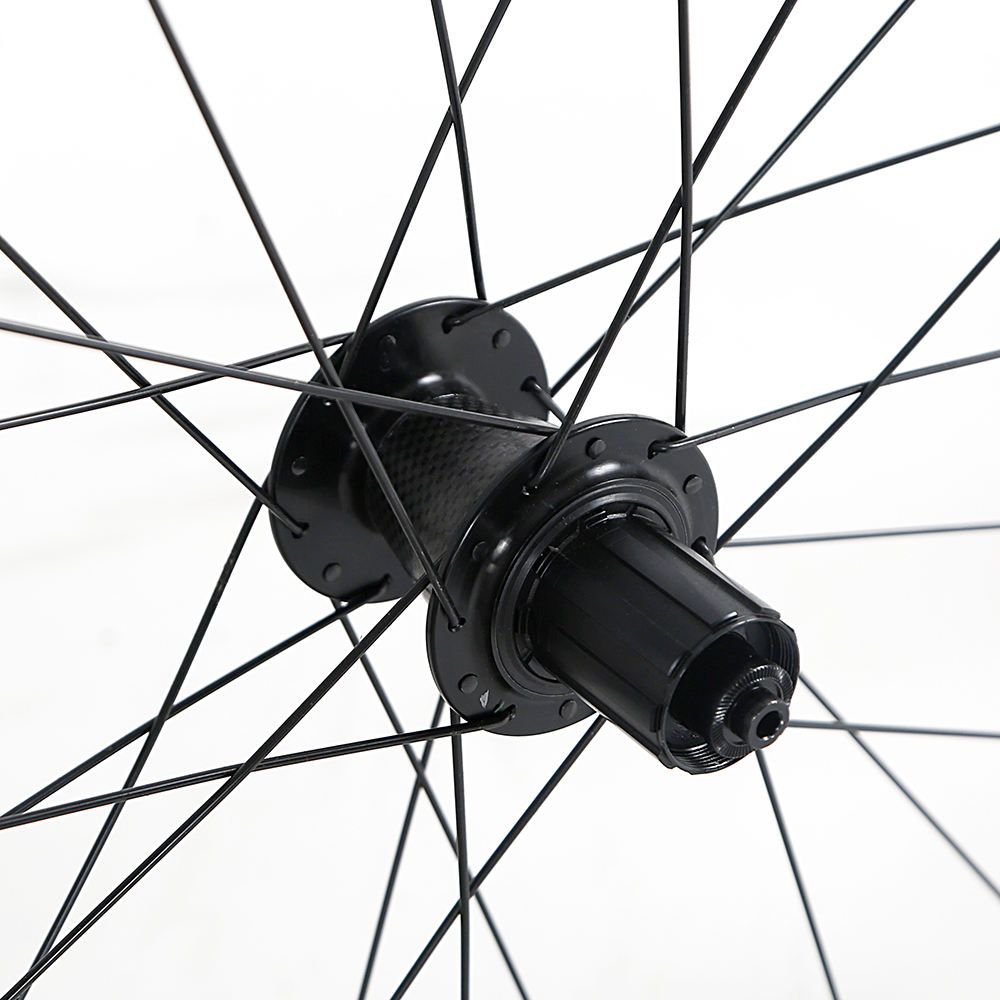 High Quality Carbon Fiber Wheelsets 700c Cycling Wheels 50mm clincher rim brake Road Bike Wheels