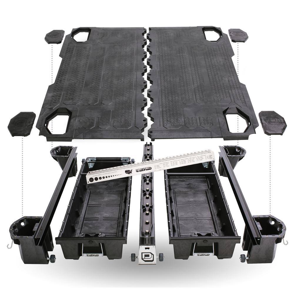 DECKED 6 ft. 5 in. Bed Length Pick Up Truck Storage System for Toyota Tundra (2022-Current) DT4