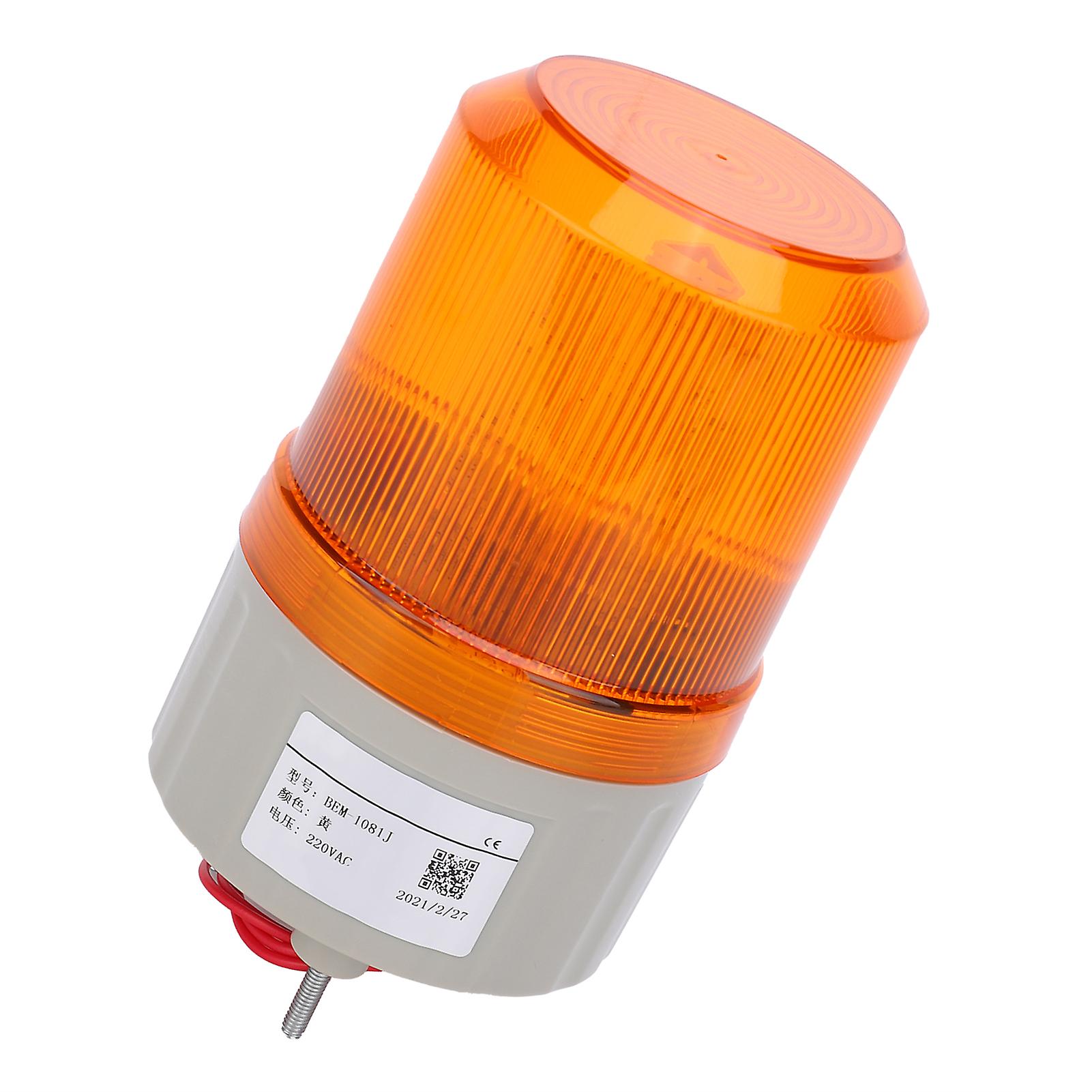 Berm Warning Light Led Sound And Lighting Emergency Alarming Lamp Bem-1081j 220vacyellow