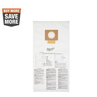 MW Fleece Dust Bags for 9 Gal. M18 FUEL Cordless WetDry Shop Vacuums (5-Pack) 49-90-1989