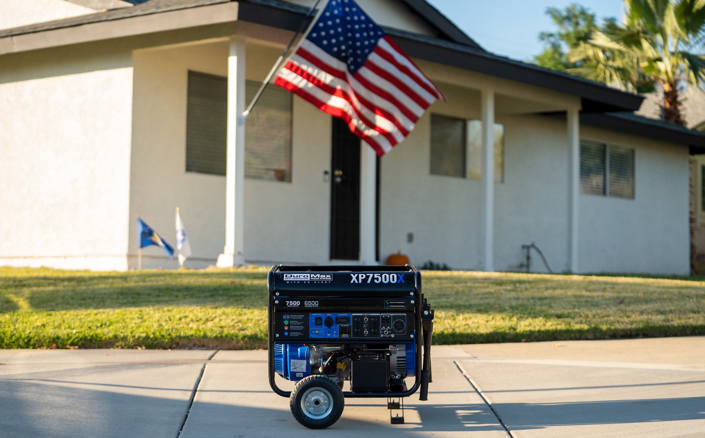 7,500 Watt Gasoline Portable Generator w/ CO Alert