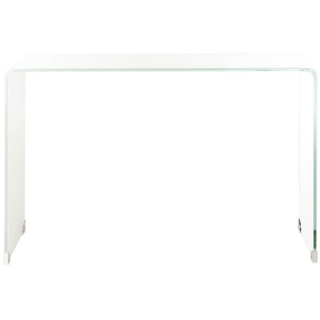 Crysta Ombre Glass Console Table Safavieh