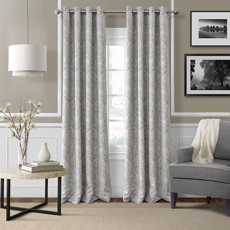 Elrene Home Fashions Julianne Vintage Paisley Window Curtain