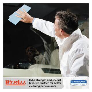 WYPALL L10 Windshield Towels 1-Ply 9.-110 in. x 10-14 in. 1-Ply 224Pack 10 PacksCarton KCC05123