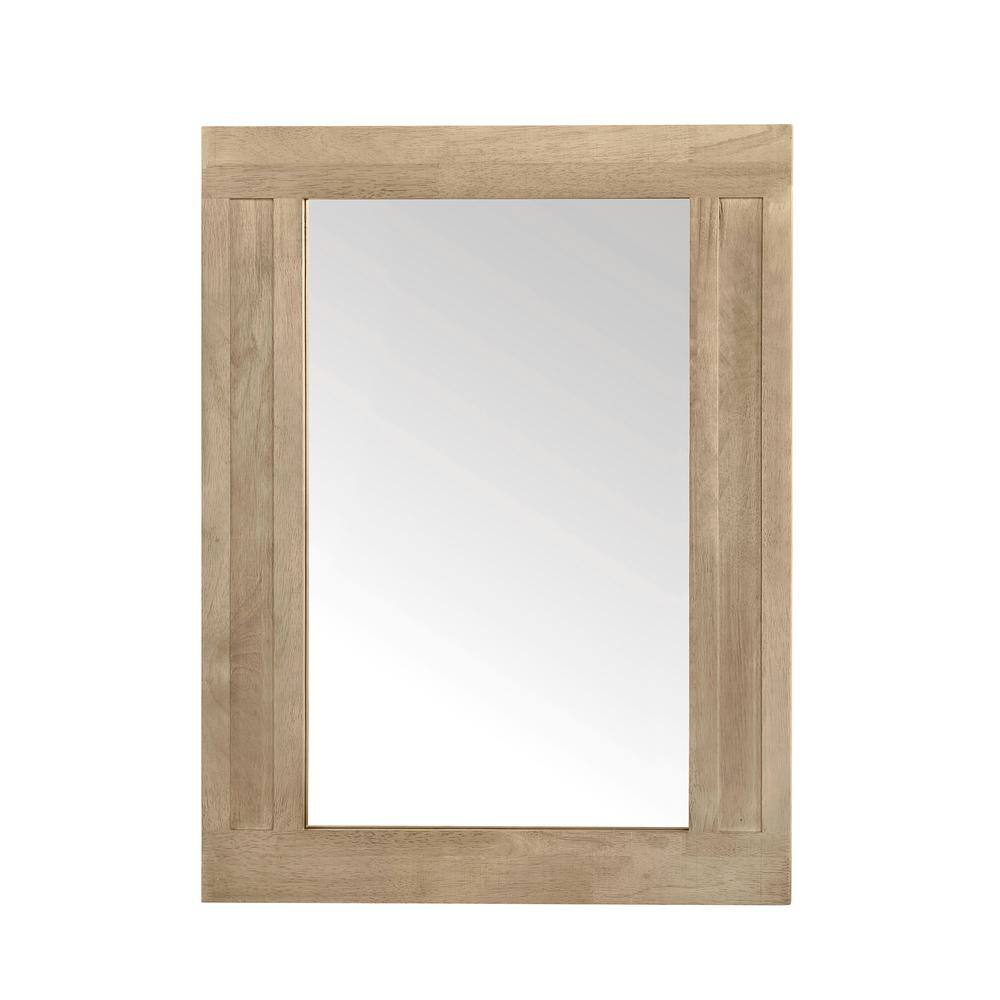 Home Decorators Collection Aberdeen 24 in. x 32 in. Framed Wall mount Mirror in Antique Oak Aberdeen SMR-AO