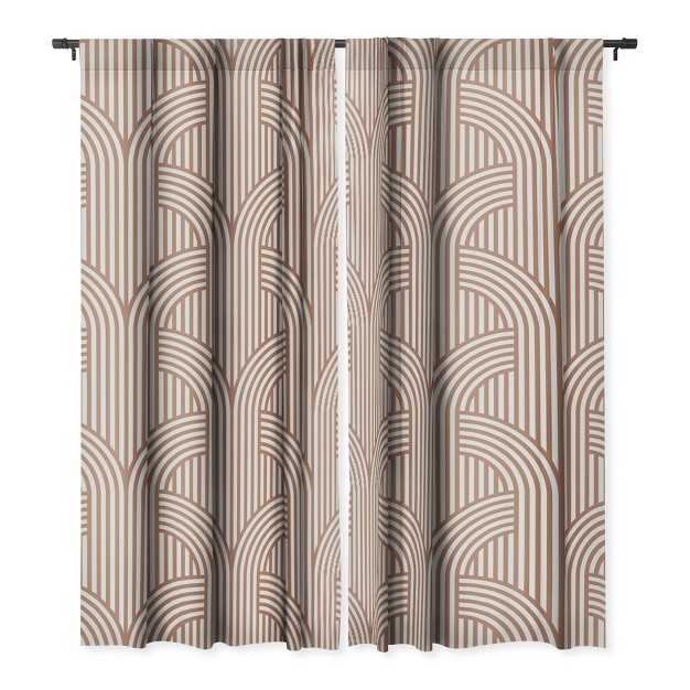 1pc Blackout Window Curtain Panel Deny Designs