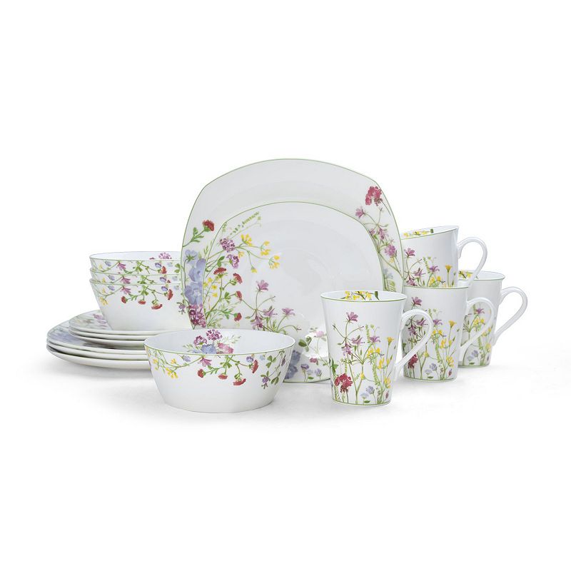 Mikasa Wildflower Garden Bone China 16-pc. Dinnerware Set