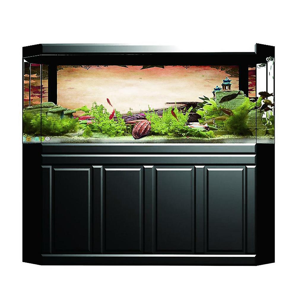 PVC Adhesive Fruits and Vegetables Aquarium Background Poster Sticker Fish Tank Decoration(S)