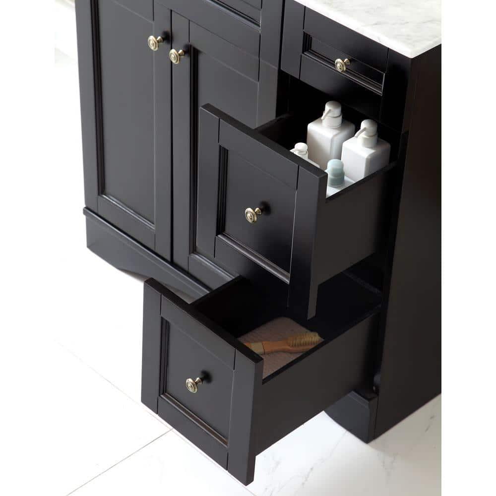 Virtu USA Elise 36 in W Bath Vanity Cabinet Only in Espresso