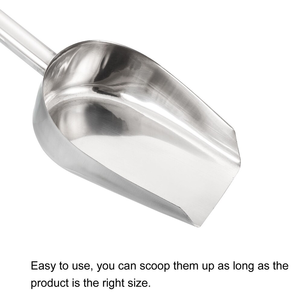 Ice Scoop Stainless Steel 9.5x3.5\