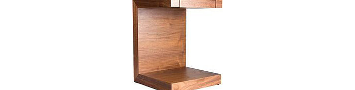 Moe's Home Collection Zio Sidetable Walnut