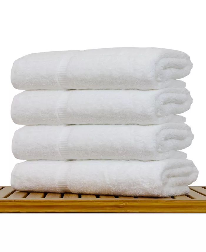 BC Bare Cotton Luxury Hotel Spa Towel Turkish Cotton Bath Towels Set of 4