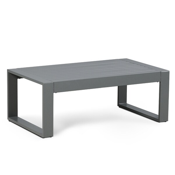 Aoodor Aluminum Outdoor Coffee Table 43