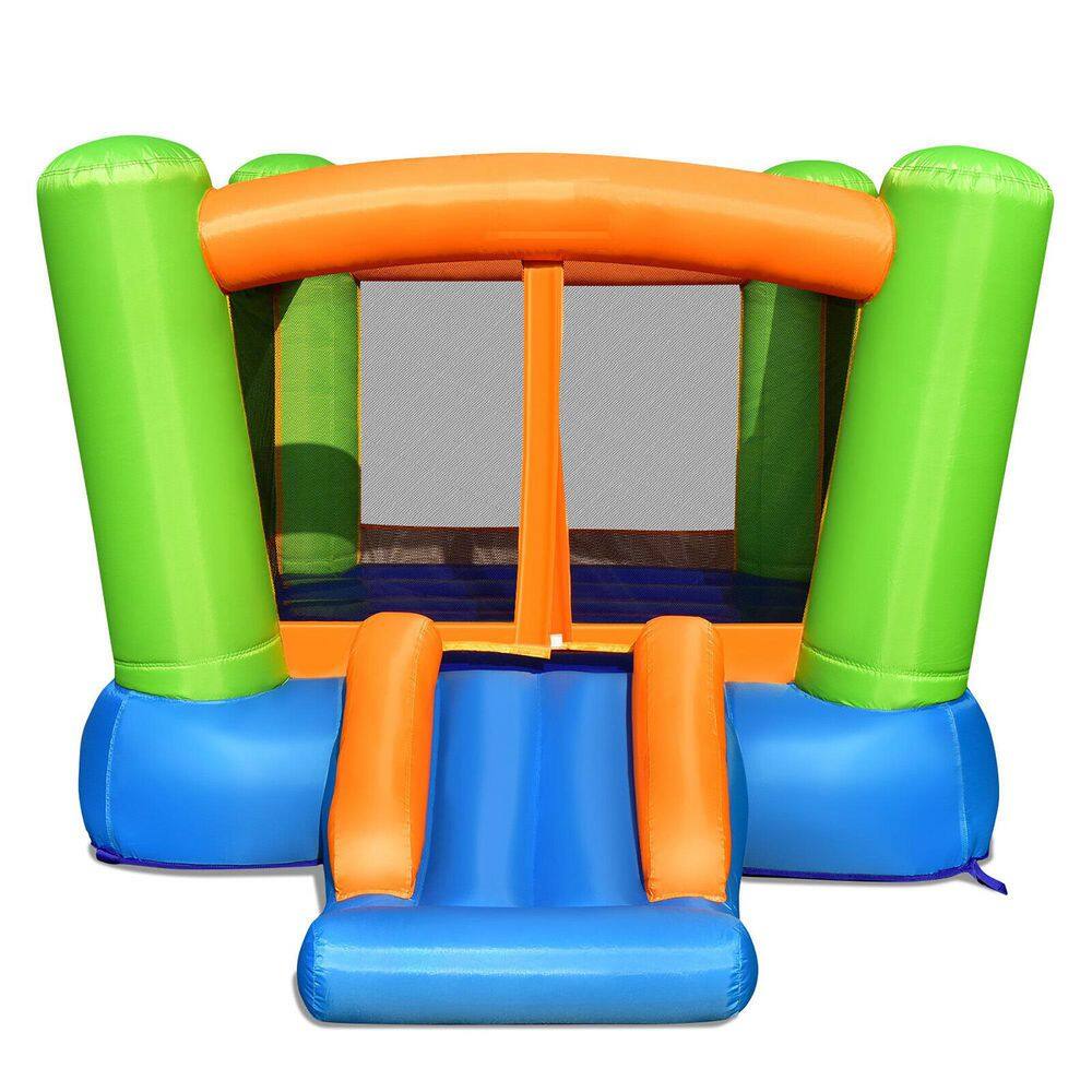 Gymax Inflatable Bounce House Kids Jumping Playhouse Indoor and Outdoor With 550-Watt Blower GYM10584