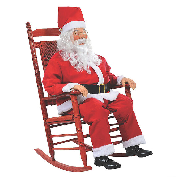 Morris Costumes MR4124012 Rocking Santa Claus Outd...