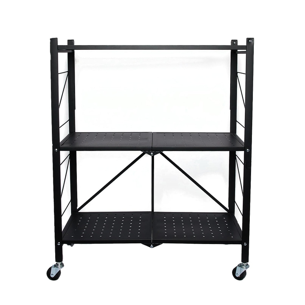 Metal 3 Tier Foldable Utility Rack   26.8\