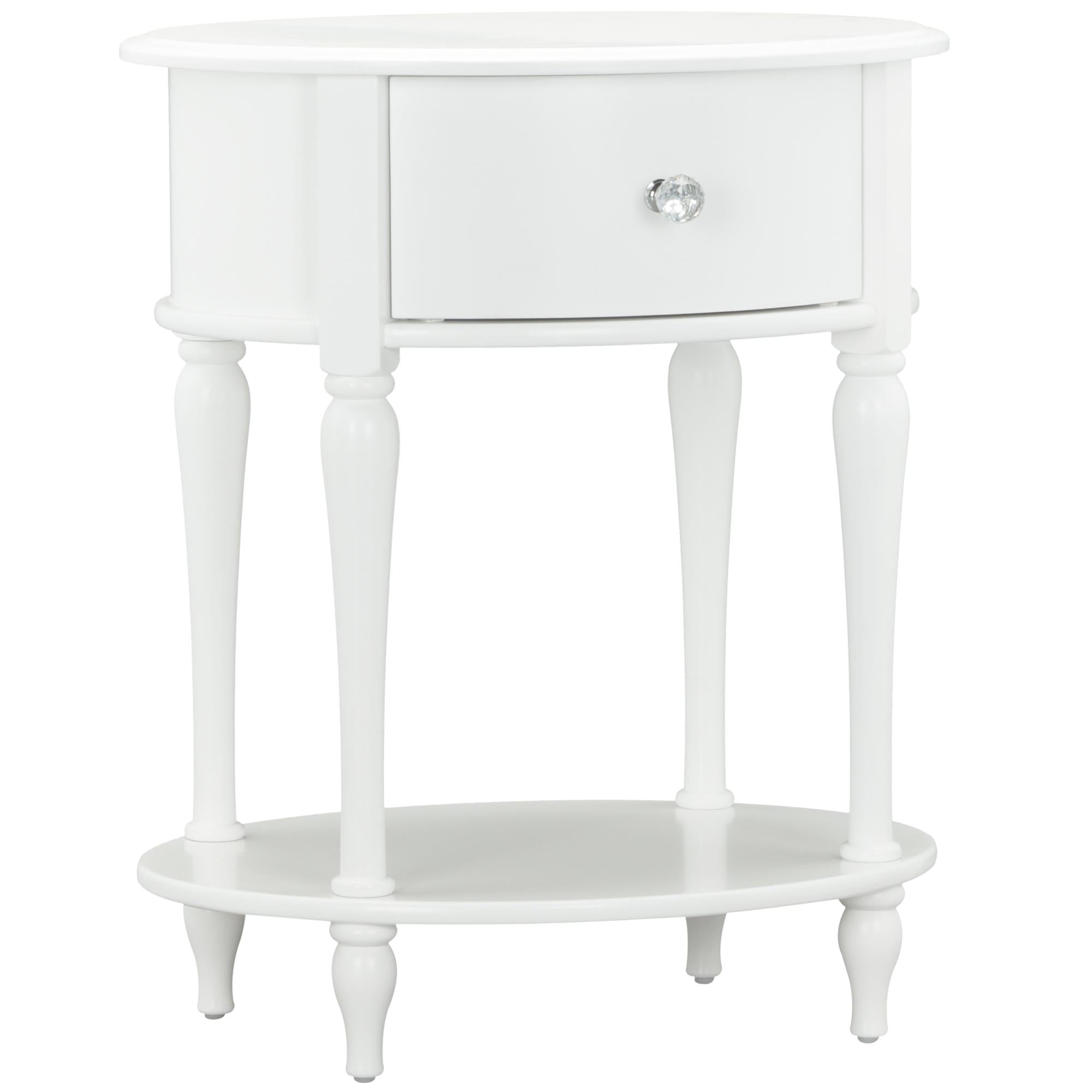 Little Seeds Rowan Valley Laren Oval Nightstand, White