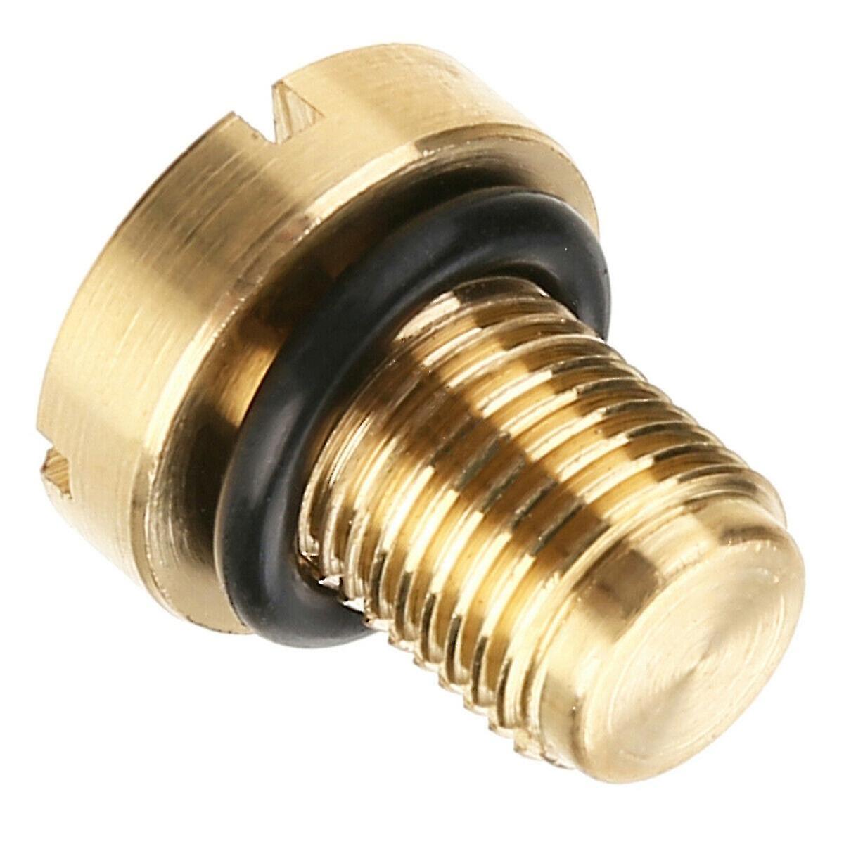 17111712788 Radiator Overflow Coolant Expansion Tank Bleeder Screw Gold For E36 E39 E46 Etc.