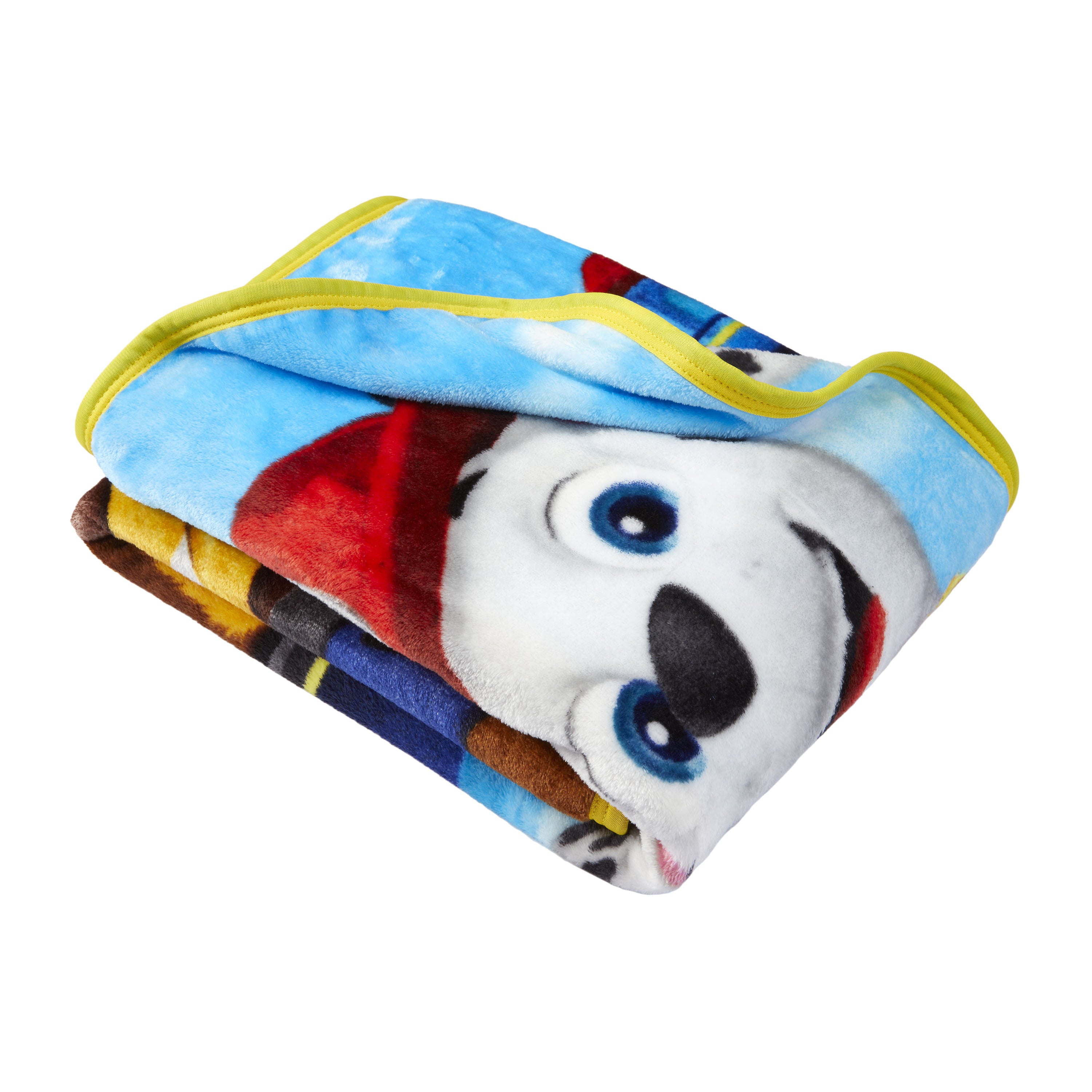 PAW Patrol Kids Silky Soft Plush Throw Blanket， 40 x 50， Blue， Nickelodeon