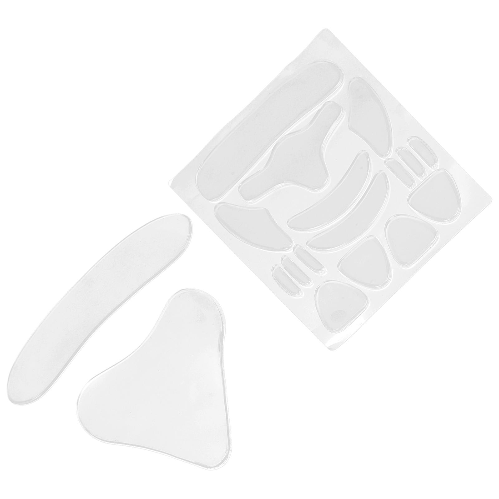 18pcs Face Forehead Neck Antiwrinkle Patch Silicone Chest Chin Mouth Corner Wrinkle Pad Set