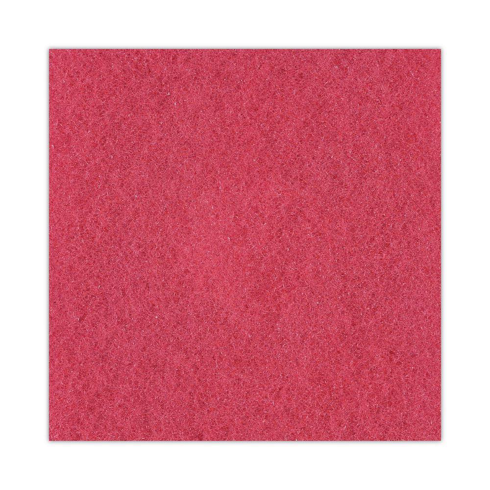 Boardwalk Buffing Floor Pads 20 in. Dia Red (5-Carton) BWK4020RED