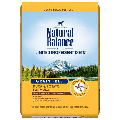 Natural Balance Limited Ingredient Duck and Potato Grain Free Dry Dog Fo