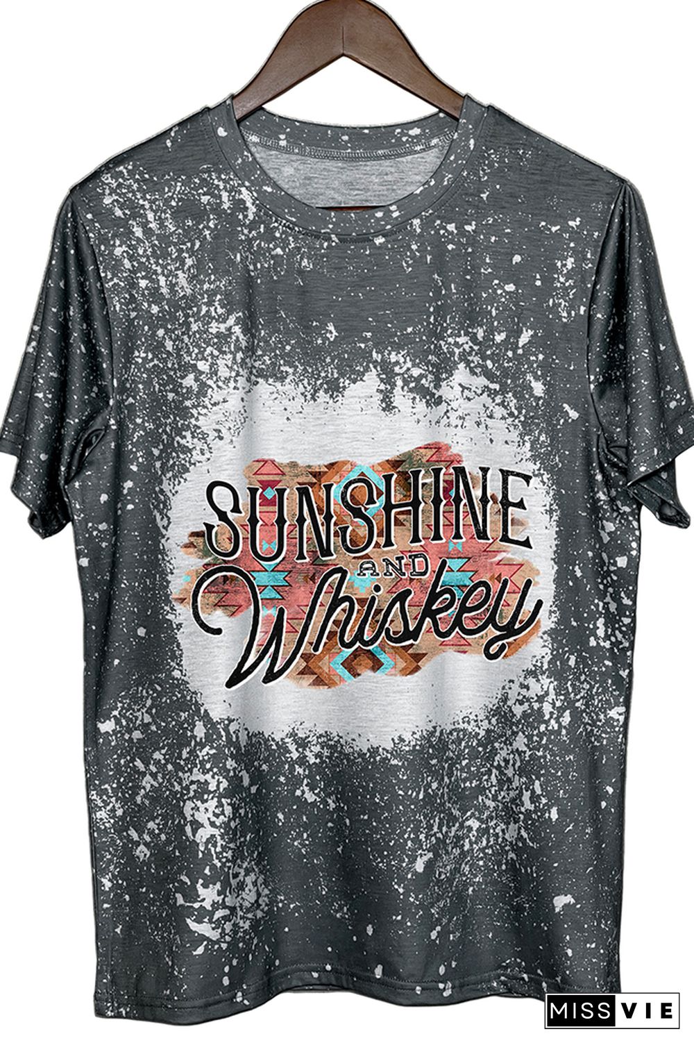 Sunshine & Whiskey Graphic Tee Wholesale