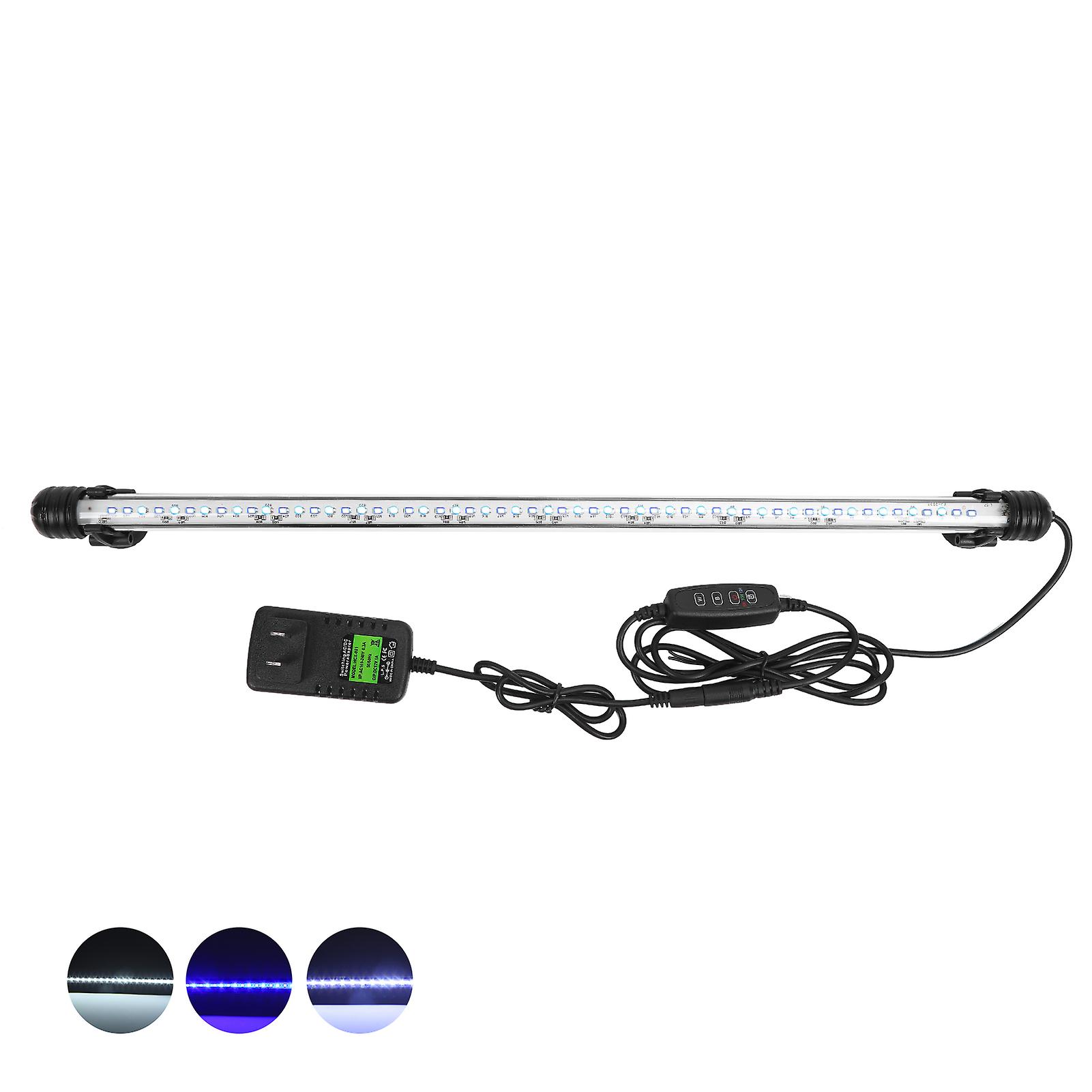 Aquarium Waterproof Dimmable Led Light Fish Tank 3 Light Modes Submersible Light 100240vatl-57a Us Plug 100240v