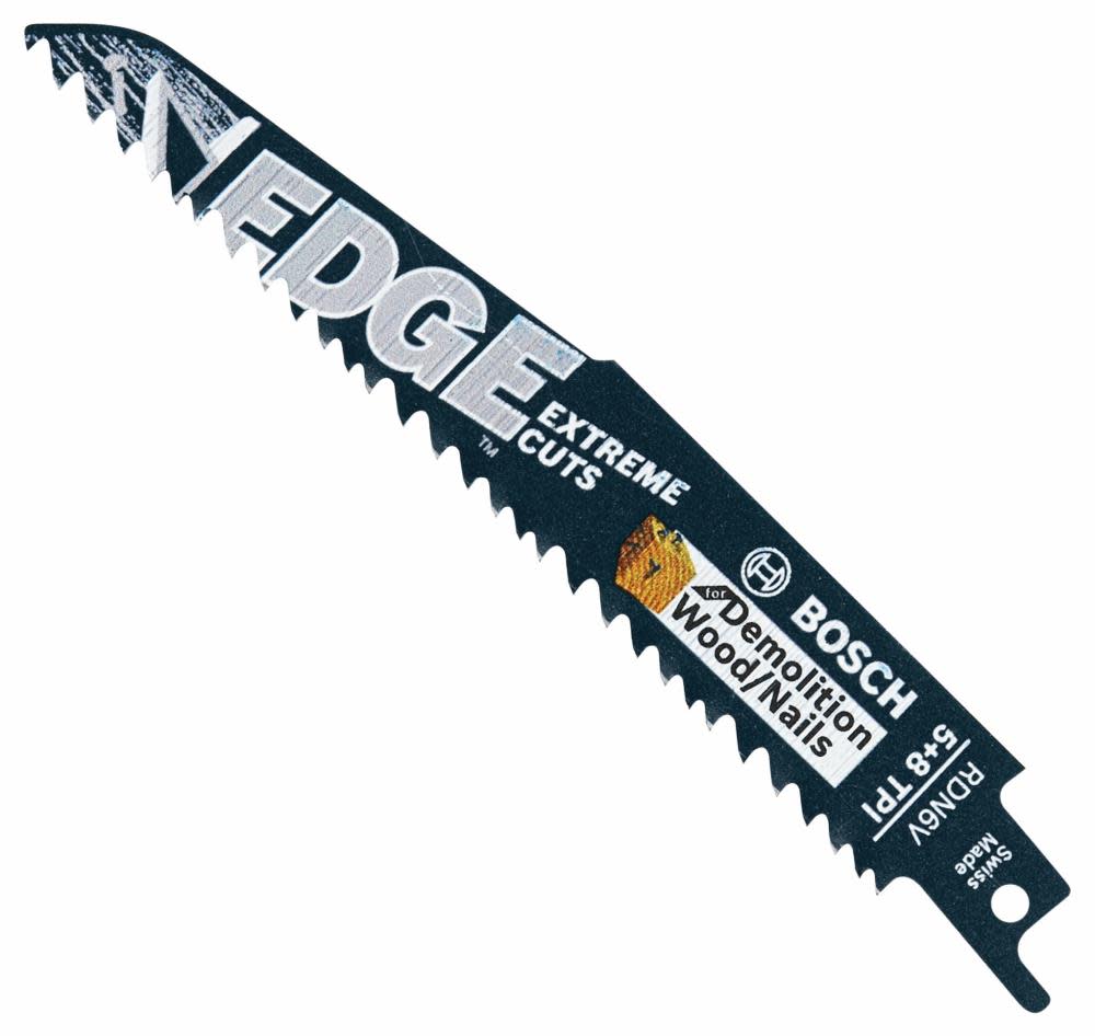 6 5/8 TPI Edge Reciprocating Saw Blade for Wood/Nail Demolition ;