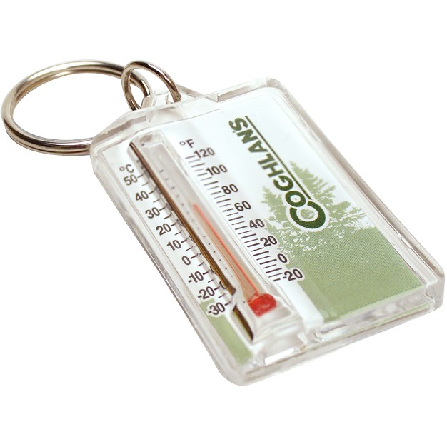 Coghlan x27 s Zipper Pull Thermometer Keychain Windchill Chart Survival Camping Aid