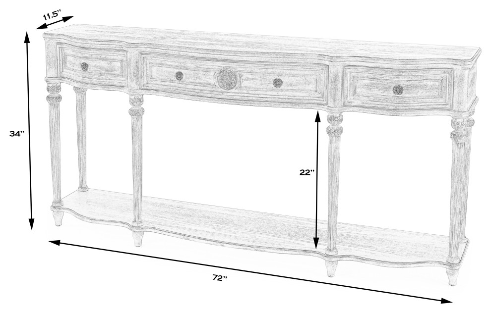 Peyton Console Table   French Country   Console Tables   by Butler Specialty Company  Houzz