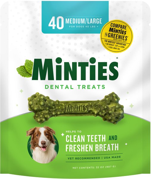 VetIQ Minties Medium/Large Dental Dog Treats