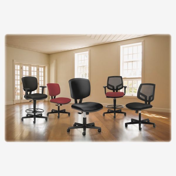 HON Volt Series Mesh Back Task Chair， Supports Up to 250 lb， 18.25