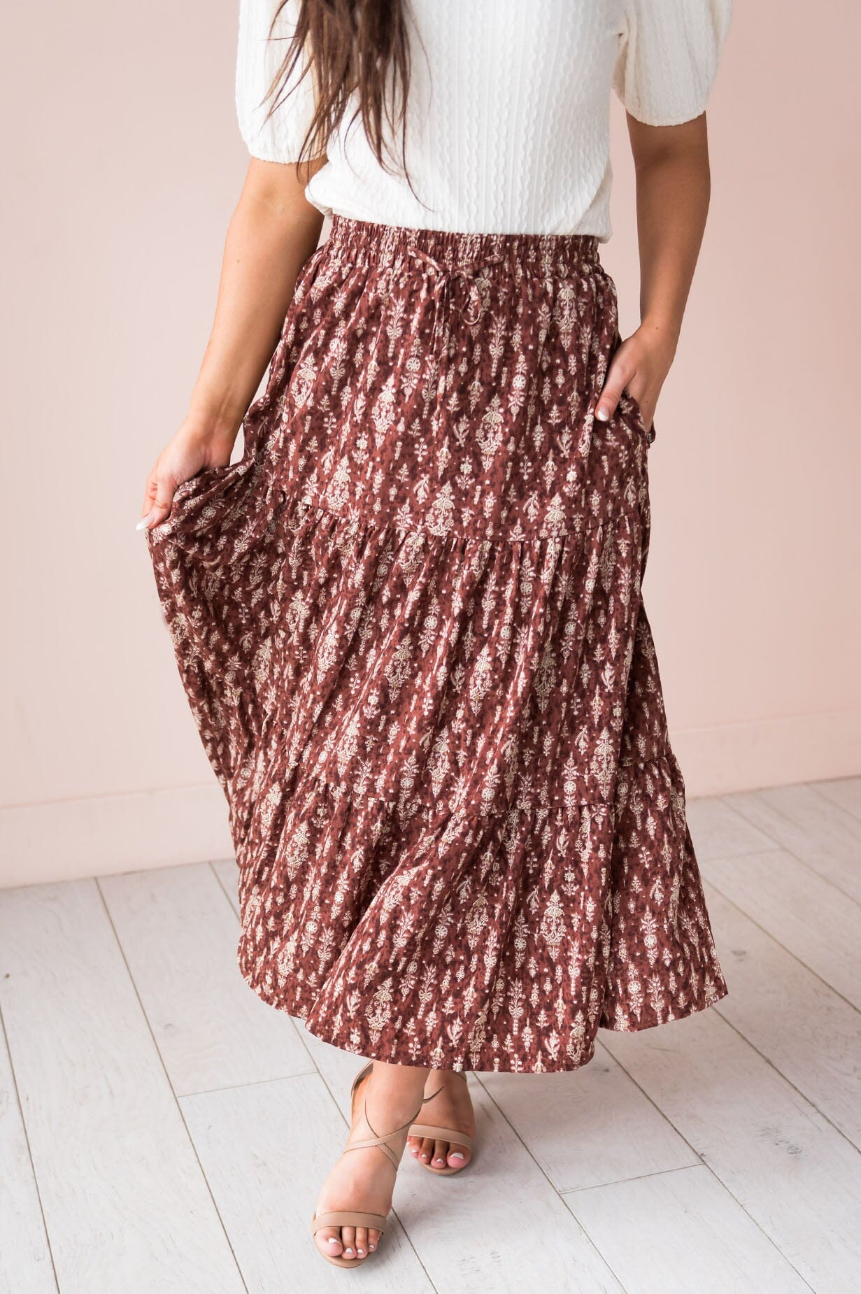 Sunny Days Modest Maxi Skirt