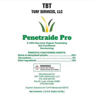 Penetaide Pro 100% Non-Ionic Organic Penetrating Soil Conditioner Non-Burning PENETRAIDE PRO