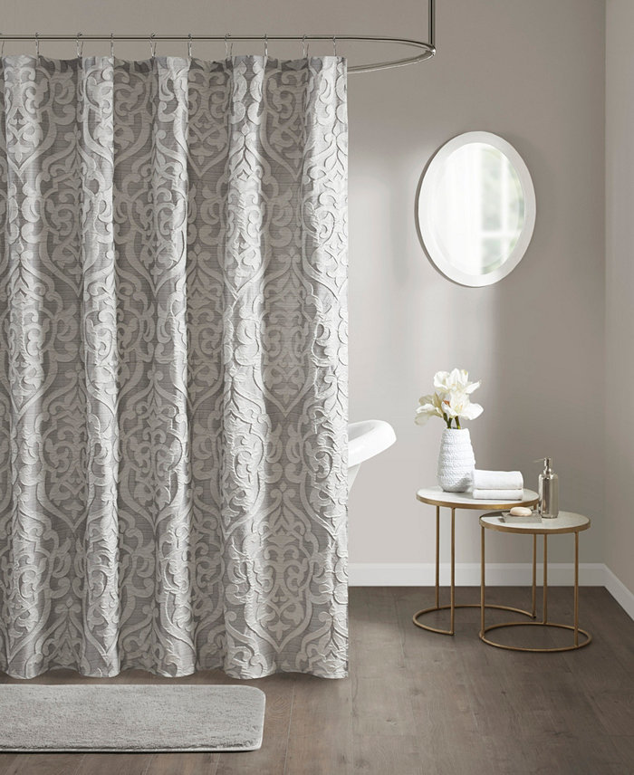 Madison Park Odette Jacquard Shower Curtain 72 x  72