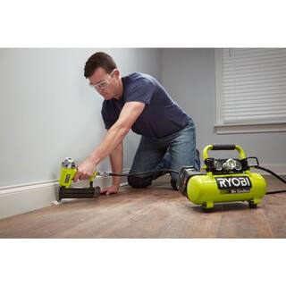 RYOBI ONE+ 1 Gal. 120 PSI Portable 18V Horizontal Air Compressor ( 0.5 CFM at 90 PSI ) P739