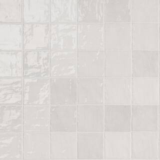 Ivy Hill Tile Kingston White 4 in. x 4 in. Glazed Ceramic Wall Tile (5.38 sq. ft.case) EXT3RD105190