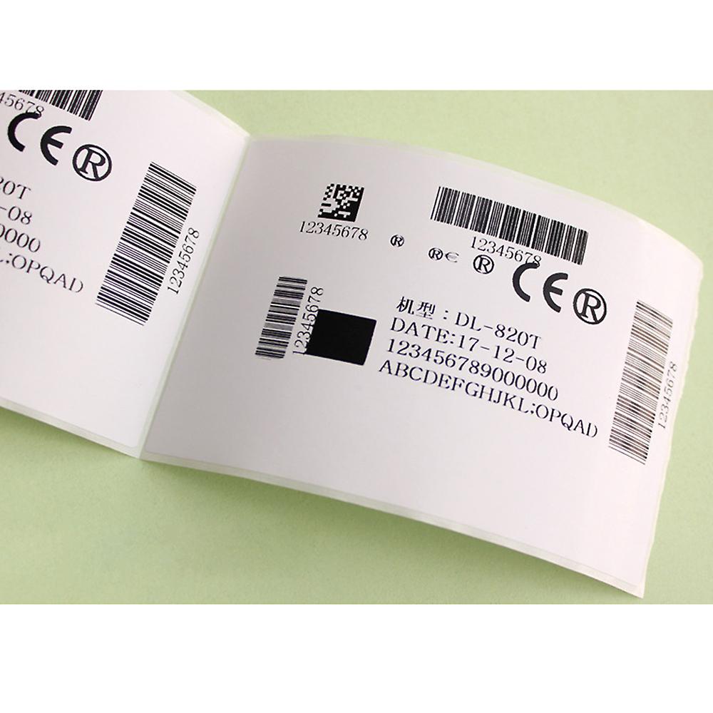 1 Roll Thermal Transfer Wax Ribbon Width 40-110mm * 300m Barcode Printing Ribbon For Printer Black